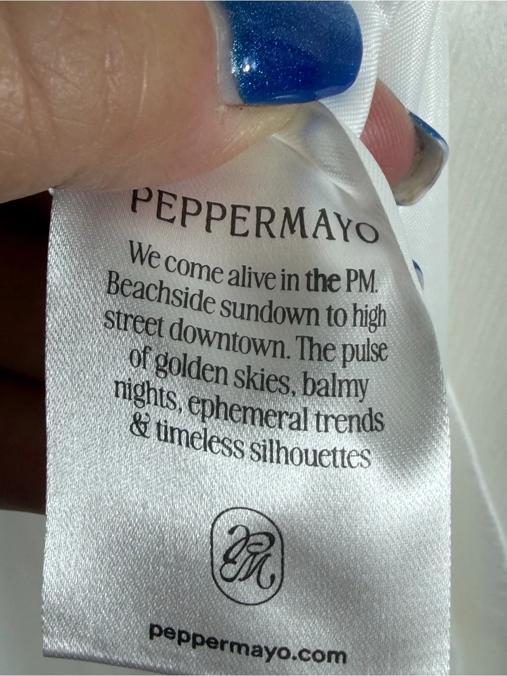 Peppermayo NWT Women’s Maryjane Mini Dress In White Textured Satin. Size 4. - Picture 11 of 14